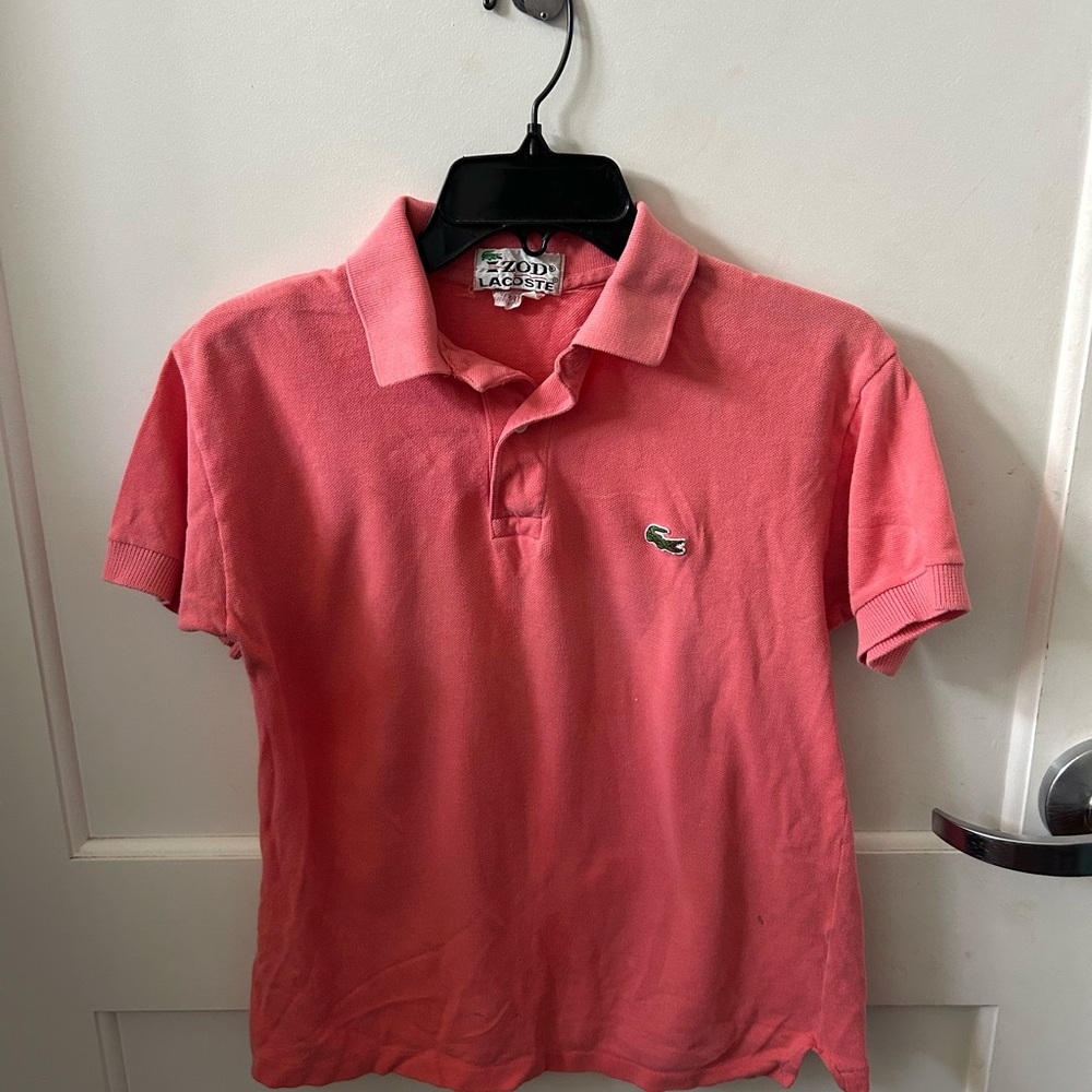 Vintage Izod Lacoste coral polo